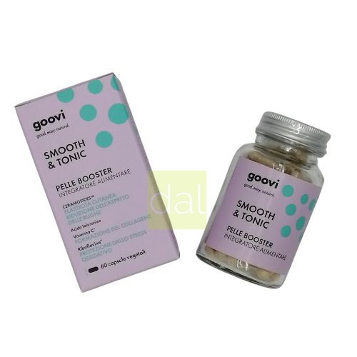 Goovi Smooth & tonic, Integratore Pelle Booster 60 Capsule